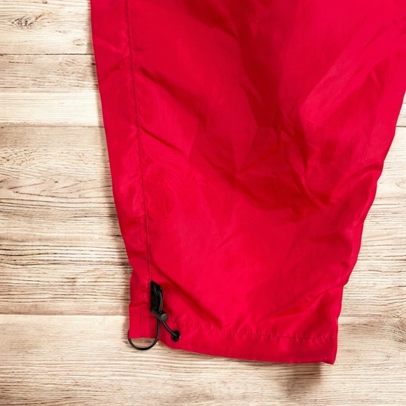 Men’s VTG Decibel Red Cargo Zippered Nylon Parachute Pants Street Wear M EUC - Picture 6 of 16